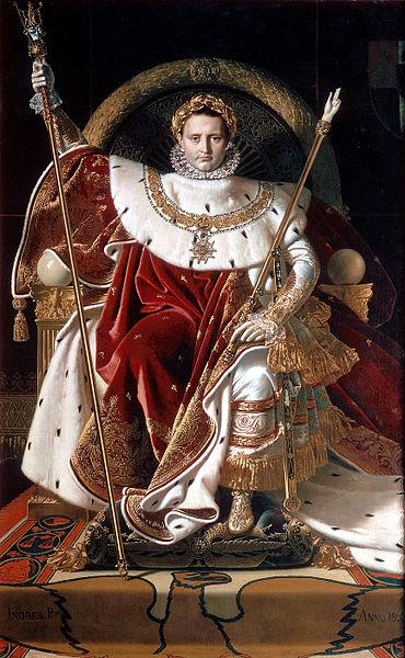 Jean-Auguste Dominique Ingres Napoleon on his Imperial throne oil painting image